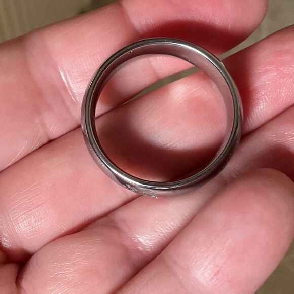 Stainless Steel men bang ring New without tag Size US 12 - Picture 7 of 9